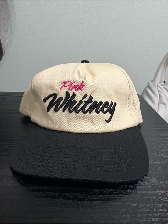 None Other - Barstool Sports Pink Whitney - Cream & Black SnapBack Hat